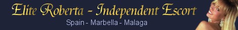 Banner for escort Roberta in Marbella Spain
